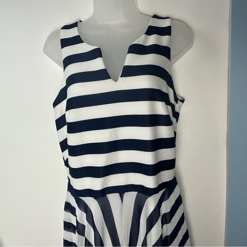Signature by Robbie Bee‎ Striped Maxi Beach Party Sundress 12 - Picture 3 of 16